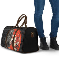 Japanese Dragon Katana Enso Travel Bag Japan Pagoda Seamless Cloud - Polynesian Pride