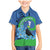 New Zealand Chatham Islands Family Matching Mermaid Dress and Hawaiian Shirt Wharekauri Forget Me Not With Black Robin