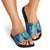New Zealand Chatham Islands Slide Sandals Wharekauri Forget Me Not With Black Robin - Polynesian Pride
