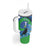 New Zealand Chatham Islands Tumbler With Handle Wharekauri Forget Me Not With Black Robin
