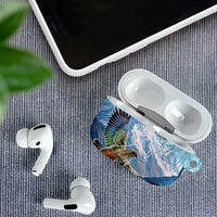 New Zealand South Island AirPods Case Te Waipounamu Aoraki Kea Bird - Polynesian Pride
