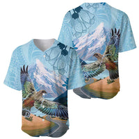 New Zealand South Island Baseball Jersey Te Waipounamu Aoraki Kea Bird