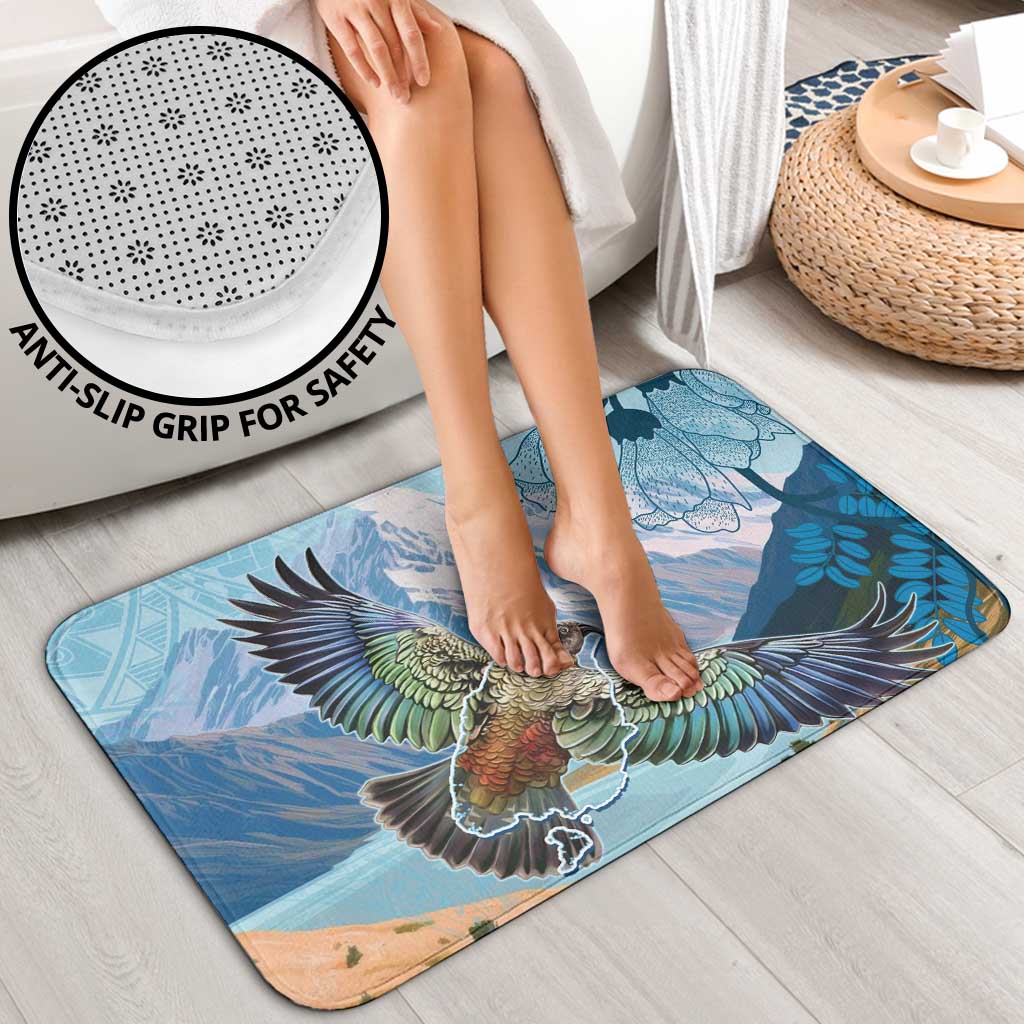 New Zealand South Island Bathroom Set Te Waipounamu Aoraki Kea Bird - Polynesian Pride