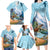 New Zealand South Island Family Matching Long Sleeve Bodycon Dress and Hawaiian Shirt Te Waipounamu Aoraki Kea Bird