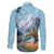 New Zealand South Island Family Matching Long Sleeve Bodycon Dress and Hawaiian Shirt Te Waipounamu Aoraki Kea Bird