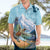 New Zealand South Island Hawaiian Shirt Te Waipounamu Aoraki Kea Bird