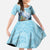 New Zealand South Island Kid Short Sleeve Dress Te Waipounamu Aoraki Kea Bird