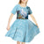 New Zealand South Island Kid Short Sleeve Dress Te Waipounamu Aoraki Kea Bird