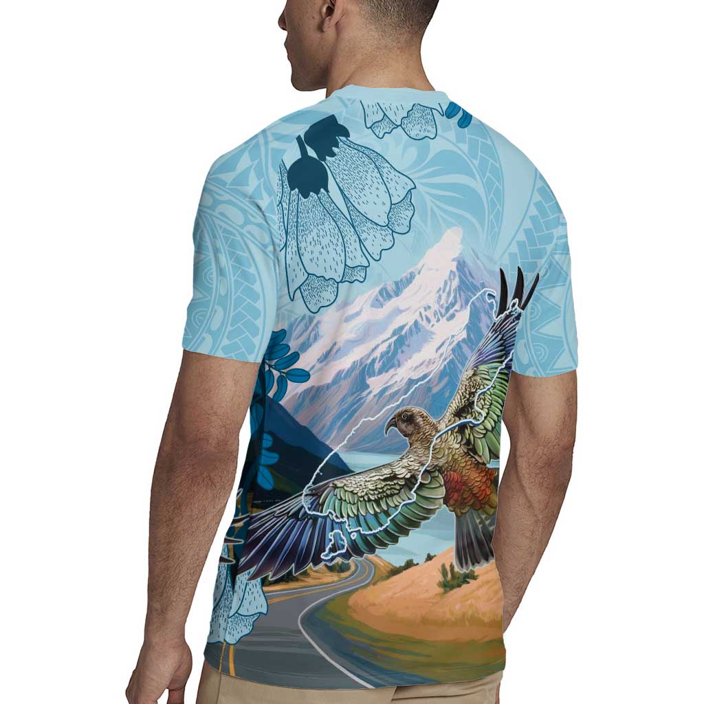 New Zealand South Island Rugby Jersey Te Waipounamu Aoraki Kea Bird