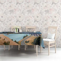 New Zealand South Island Tablecloth Te Waipounamu Aoraki Kea Bird