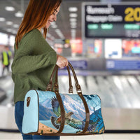 New Zealand South Island Travel Bag Te Waipounamu Aoraki Kea Bird - Polynesian Pride