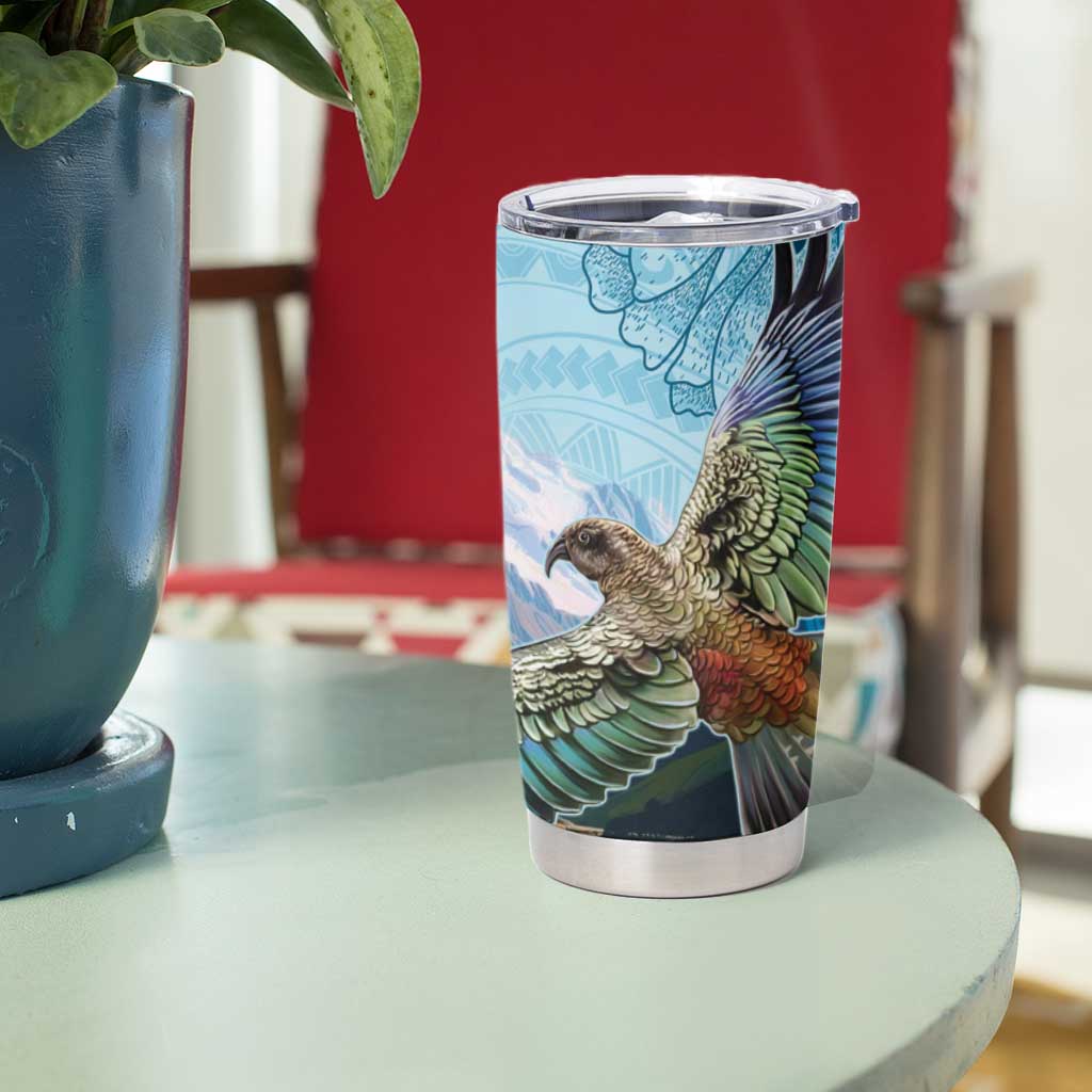 New Zealand South Island Tumbler Cup Te Waipounamu Aoraki Kea Bird
