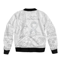 Polynesia Brain Cancer Awareness Bomber Jacket In May We Wear Grey