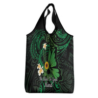 Polynesia Mental Health Awareness Grocery Bag Green Ribbon Be Kind To Your Mind