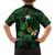 Polynesia Mental Health Awareness Kid Hawaiian Shirt Green Ribbon Be Kind To Your Mind