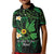 Polynesia Mental Health Awareness Kid Polo Shirt Green Ribbon Be Kind To Your Mind