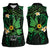Polynesia Mental Health Awareness Women Sleeveless Polo Shirt Green Ribbon Be Kind To Your Mind