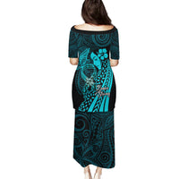 Polynesia World Ovarian Cancer Day Family Matching Puletasi and Hawaiian Shirt You Matter Polynesian Women
