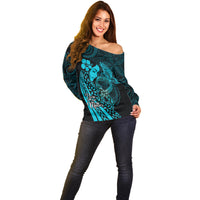 Polynesia World Ovarian Cancer Day Off Shoulder Sweater You Matter Polynesian Women