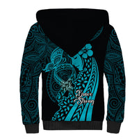 Polynesia World Ovarian Cancer Day Sherpa Hoodie You Matter Polynesian Women
