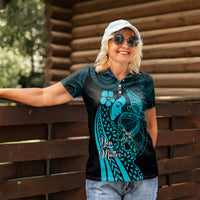 Polynesia World Ovarian Cancer Day Women Polo Shirt You Matter Polynesian Women