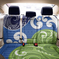 Southland New Zealand Back Car Seat Cover Maori Koru Flag Color