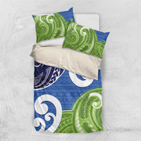 Southland New Zealand Bedding Set Maori Koru Flag Color