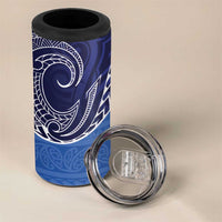 Southland New Zealand 4 in 1 Can Cooler Tumbler Maori Koru Flag Color