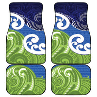 Southland New Zealand Car Mats Maori Koru Flag Color