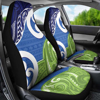 Southland New Zealand Car Seat Cover Maori Koru Flag Color