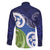 Southland New Zealand Family Matching Summer Maxi Dress and Hawaiian Shirt Maori Koru Flag Color