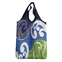 Southland New Zealand Grocery Bag Maori Koru Flag Color