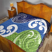 Southland New Zealand Quilt Maori Koru Flag Color LT14 - Polynesian Pride