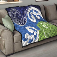 Southland New Zealand Quilt Maori Koru Flag Color LT14 - Polynesian Pride