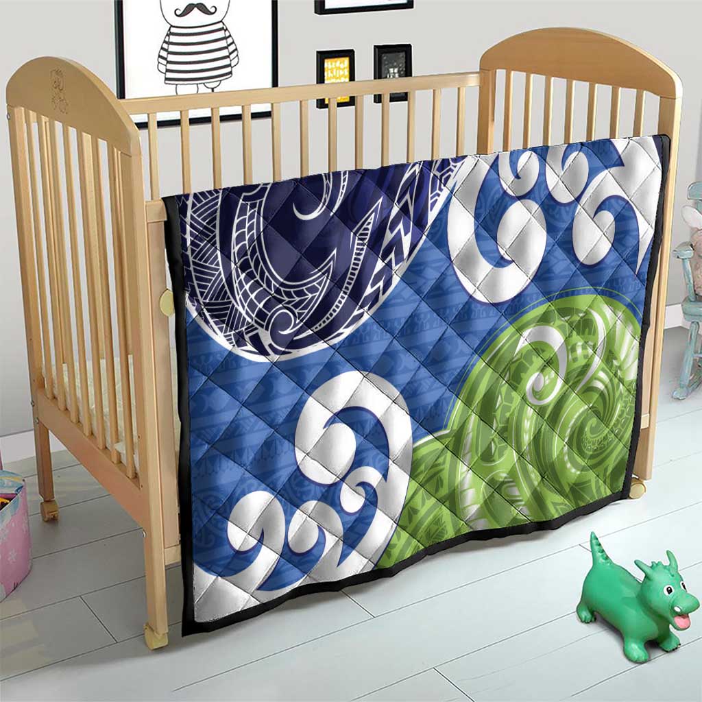 Southland New Zealand Quilt Maori Koru Flag Color LT14 - Polynesian Pride