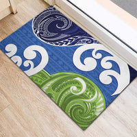 Southland New Zealand Rubber Doormat Maori Koru Flag Color LT14 - Polynesian Pride