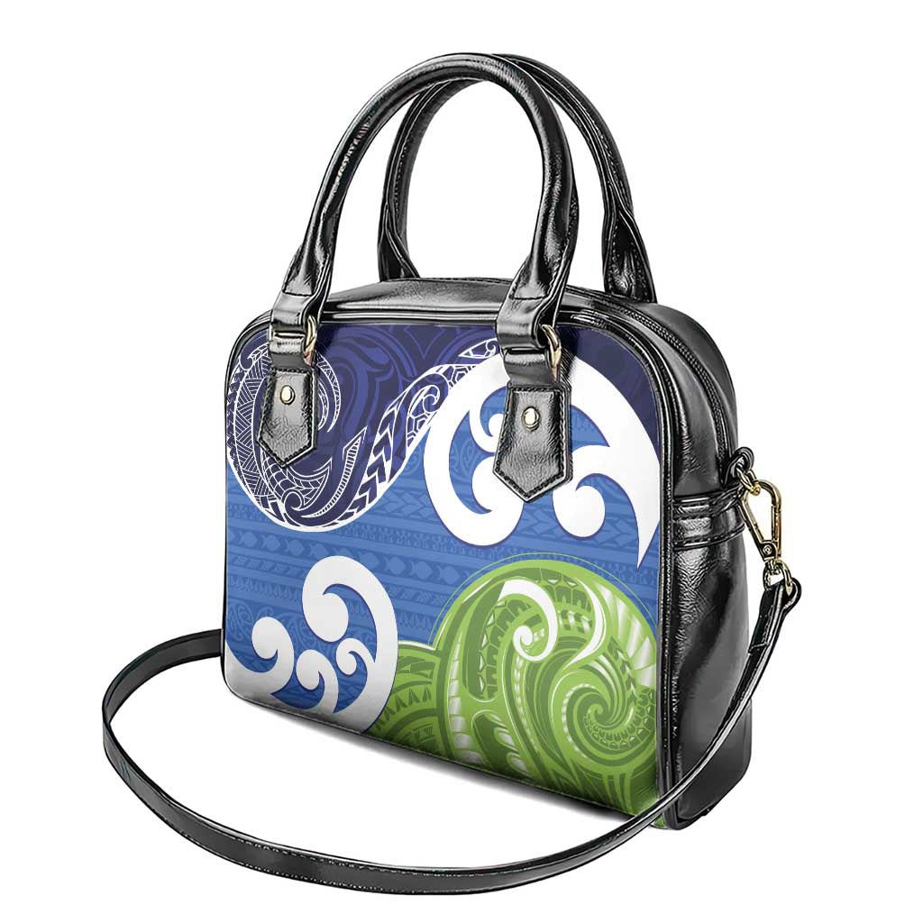 Southland New Zealand Shoulder Handbag Maori Koru Flag Color LT14 - Polynesian Pride