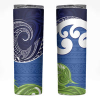 Southland New Zealand Skinny Tumbler Maori Koru Flag Color