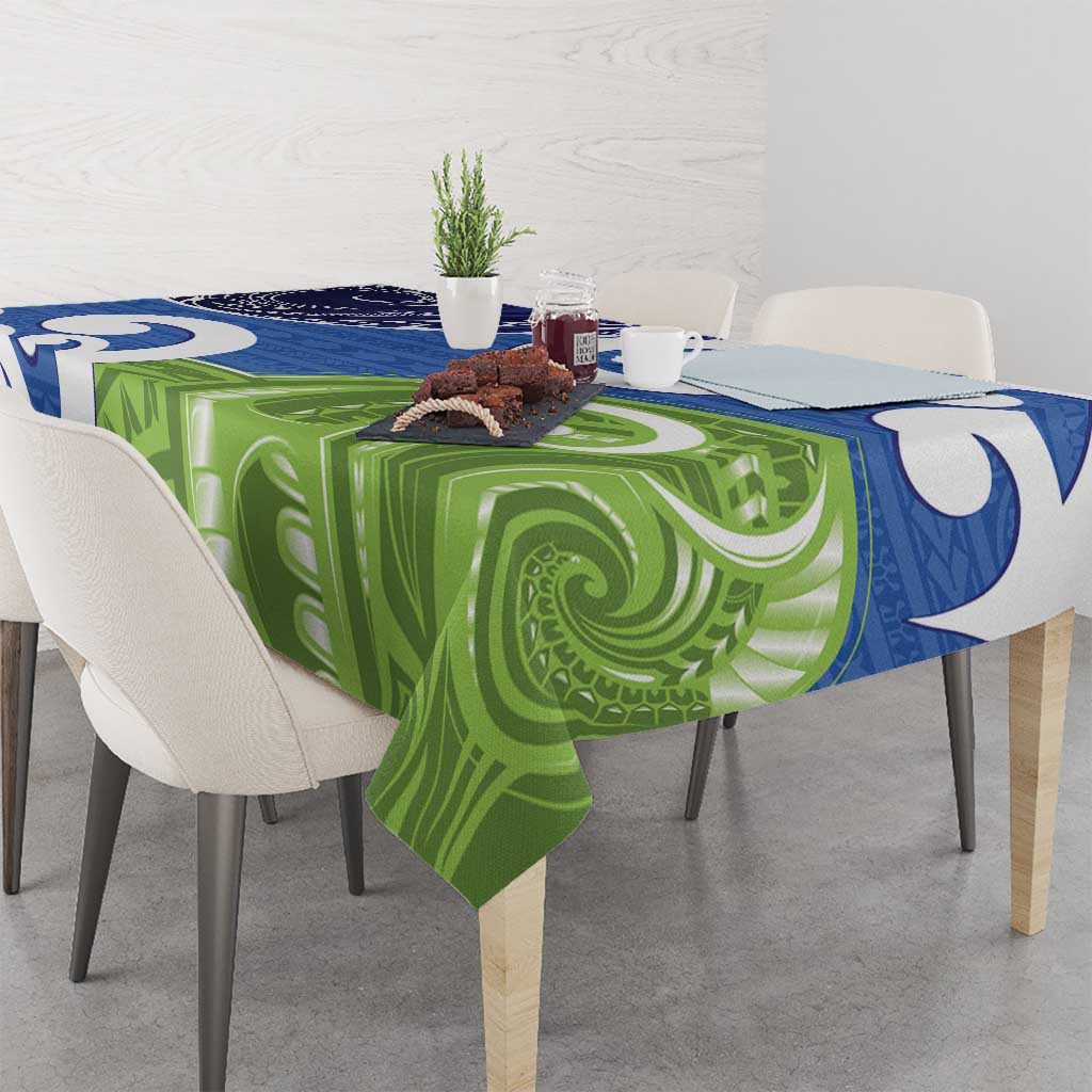 Southland New Zealand Tablecloth Maori Koru Flag Color