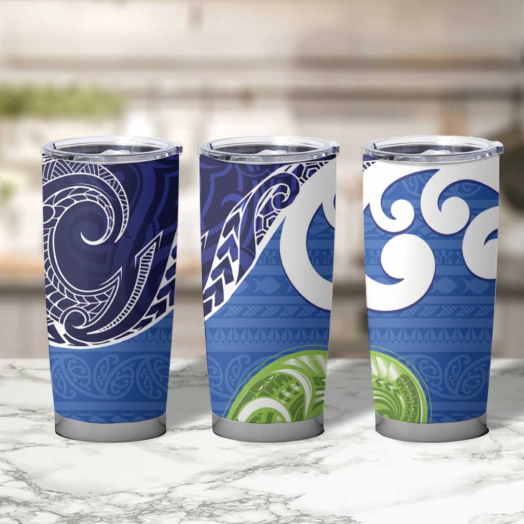 Southland New Zealand Tumbler Cup Maori Koru Flag Color