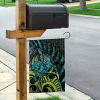 Southland Takehe Pounama Garden Flag Aotearoa Poutama Paua Shell Fern