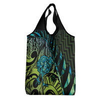 Southland Takehe Pounama Grocery Bag Aotearoa Poutama Paua Shell Fern