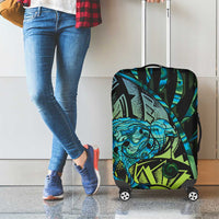 Southland Takehe Pounama Luggage Cover Aotearoa Poutama Paua Shell Fern LT14 - Polynesian Pride