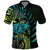 Southland Takehe Pounama Polo Shirt Aotearoa Poutama Paua Shell Fern