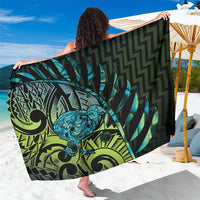 Southland Takehe Pounama Sarong Aotearoa Poutama Paua Shell Fern