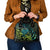 Southland Takehe Pounama Shoulder Handbag Aotearoa Poutama Paua Shell Fern