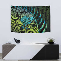 Southland Takehe Pounama Tapestry Aotearoa Poutama Paua Shell Fern LT14 - Polynesian Pride