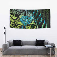 Southland Takehe Pounama Tapestry Aotearoa Poutama Paua Shell Fern LT14 - Polynesian Pride