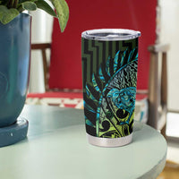 Southland Takehe Pounama Tumbler Cup Aotearoa Poutama Paua Shell Fern LT14 - Polynesian Pride