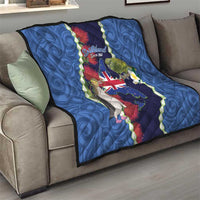 Southland Anniversary Day Quilt Murihiku 1861 Maori Bird Mix Pohutukawa LT14 - Polynesian Pride
